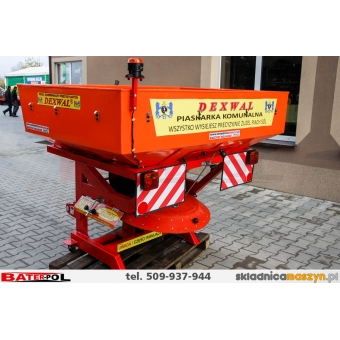 Piaskarka DEXWALL 1200L z napędem i otwieraniem hydraulicznym 